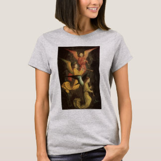 Camiseta Coro de ángeles de Simon Marmion, arte renacentist