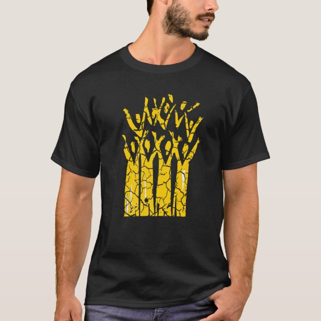 Camiseta Coro de la Iglesia Cantando Afligido (Anverso)