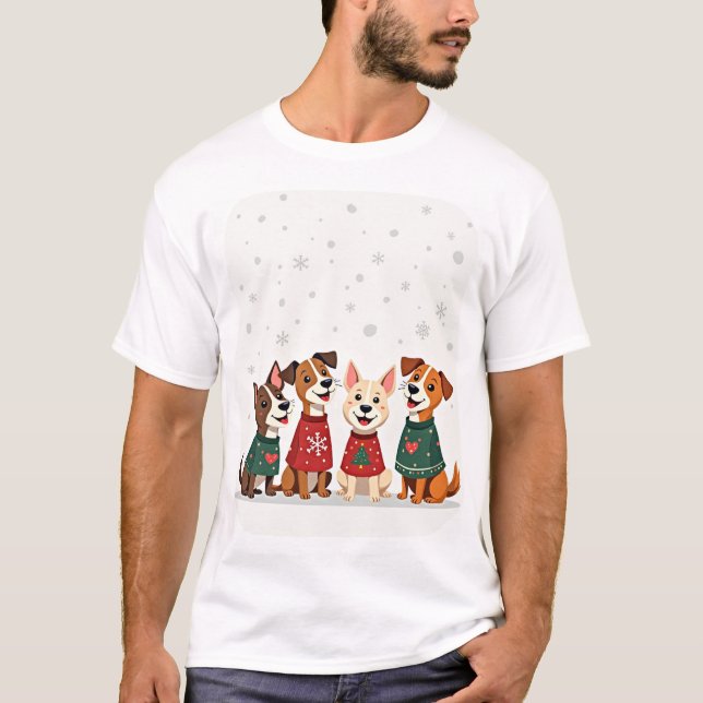 Camiseta Coro de Navidad Terrier (Anverso)