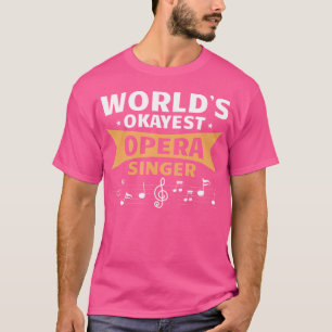 Camiseta Coro de Ópera Cantante Musical Música