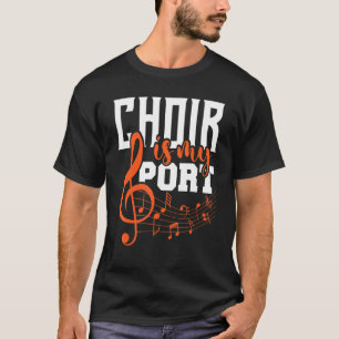 Camiseta Coro es mi cantante de coro deportivo Gos