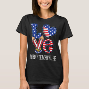 Camiseta Coro Maestra Amor Fuegos Artificiales De Bandera D