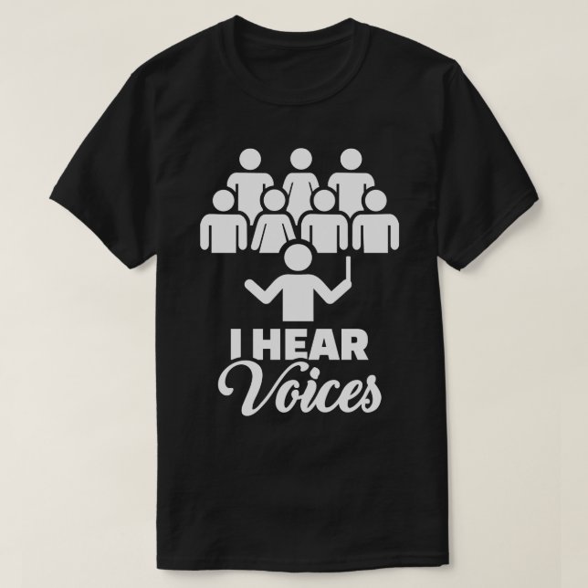 Camiseta Coro que escucho voces (Diseño del anverso)