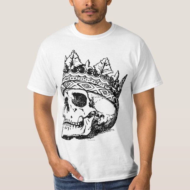 Camiseta Coroa e Caveira (Anverso)