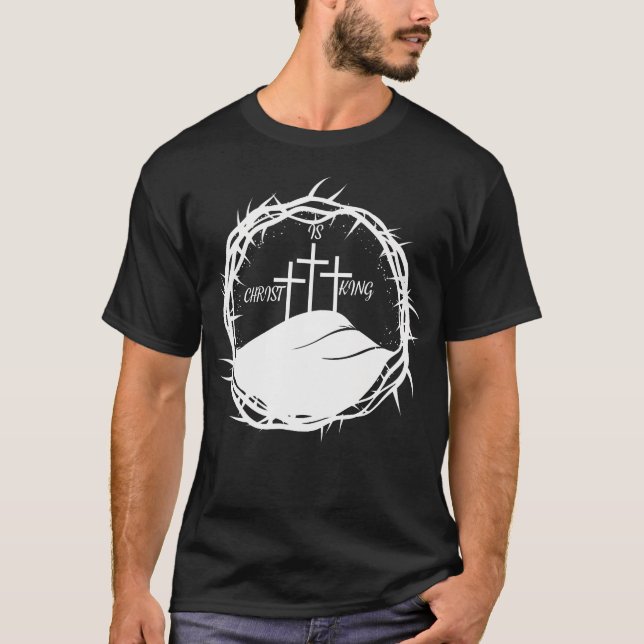 Camiseta Corona Cristiana De Los Espíritus Jesucristo - Cri (Anverso)