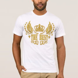 Camiseta Corona de Alas Doradas Lo Mejor