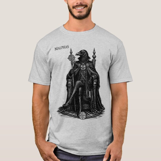 Camiseta Corona de Alas Negras de Malphas (Anverso)