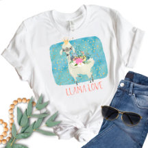 Corona de amor de llama acuarela linda Kawaii ador