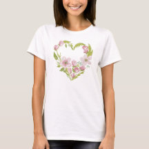 Corona de Corazón Floral Acuarela