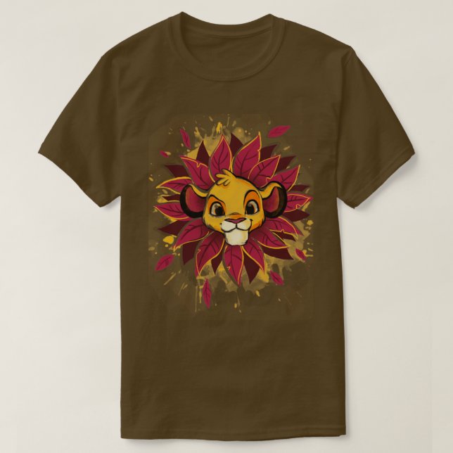 Camiseta Corona de hojas (Diseño del anverso)