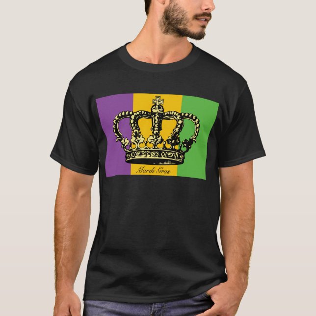 Camiseta Corona de la bandera del carnaval (Anverso)