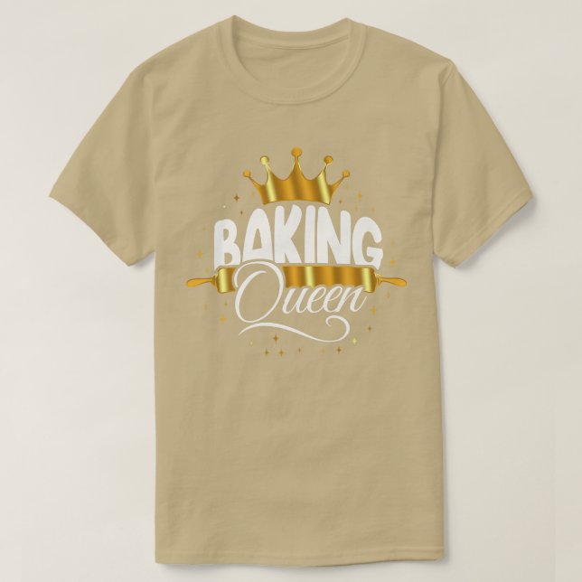 Camiseta Corona de la Reina de la Bake Baking (Diseño del anverso)