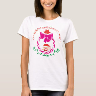 Camiseta Corona de Navidad