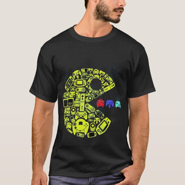 Camiseta Corona de Navidad de Juegos Retro (Anverso)