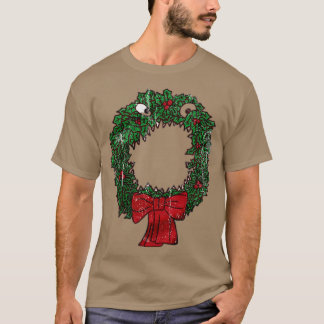 Camiseta Corona de Pesadilla de Navidad Divertida