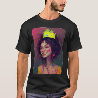 Camiseta Corona de Princesa de la Fiesta Celebración Divert