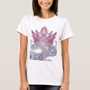 Camiseta CORONA DE PRINCESA de plata Diseño personalizado