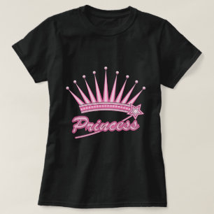 Camiseta Corona de princesas rosadas