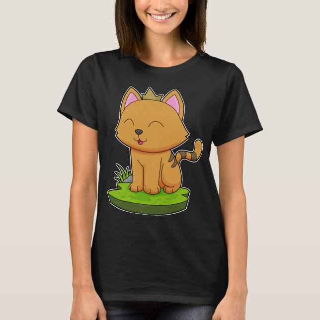 Camiseta Corona de reina de gato (Anverso)