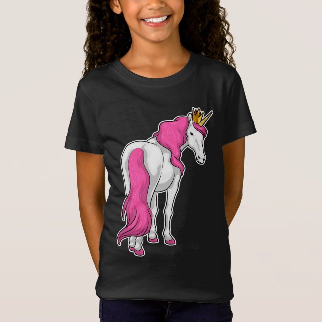 Camiseta Corona de reina de unicornio (Anverso)
