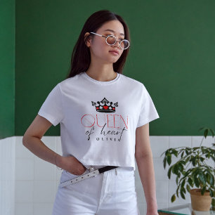 Camiseta Corona de Reina Personalizada