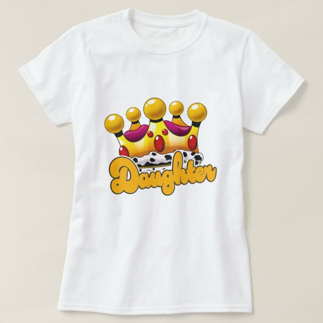 Camiseta Corona de Reyes hijas (Diseño del anverso)