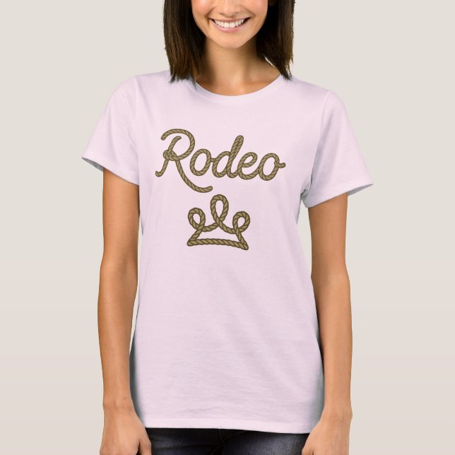 Camiseta Corona de Tiara de Princesa Rodeo Country Occident (Anverso)