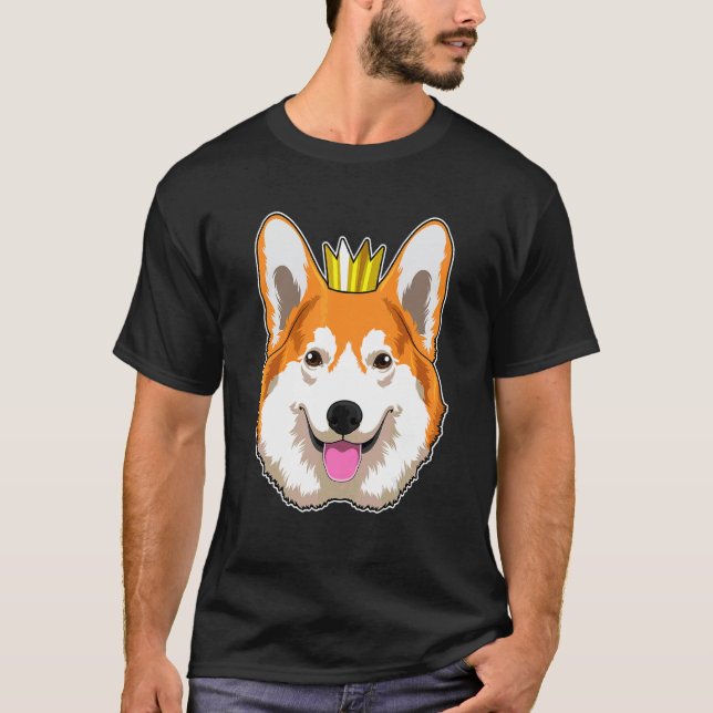 Camiseta Corona de Welsh Corgi (Anverso)