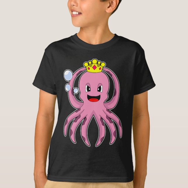Camiseta Corona del Rey del Octopus (Anverso)