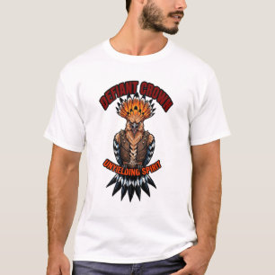 Camiseta Corona desafiante Espíritu indomable Búho