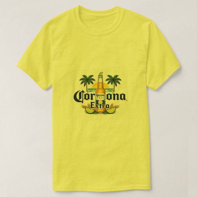 Camiseta Corona extra  (Diseño del anverso)