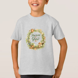 Camiseta Corona floral de acuarela botánica Inspirational