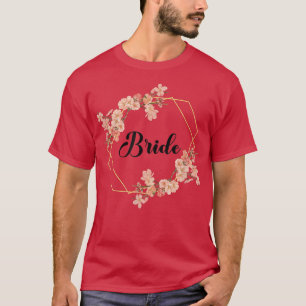 Camiseta Corona floral de fiesta de soltera de la novia Equ