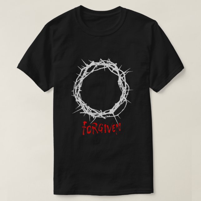 Camiseta Corona perdonada de Dios (Diseño del anverso)