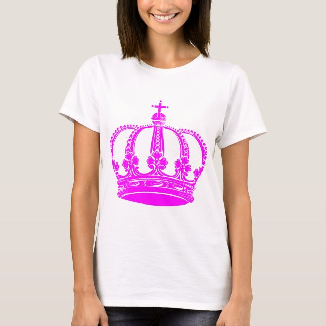 Camiseta Corona Real 02 - Magenta (Anverso)