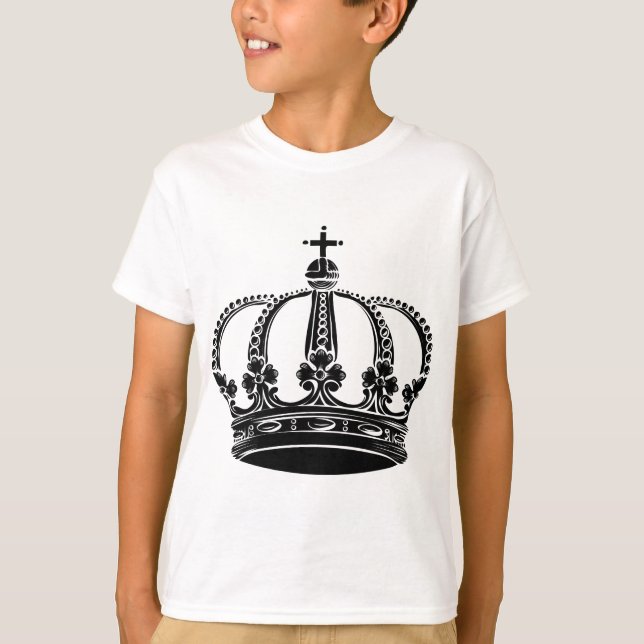 Camiseta Corona Real 02 - Negro (Anverso)