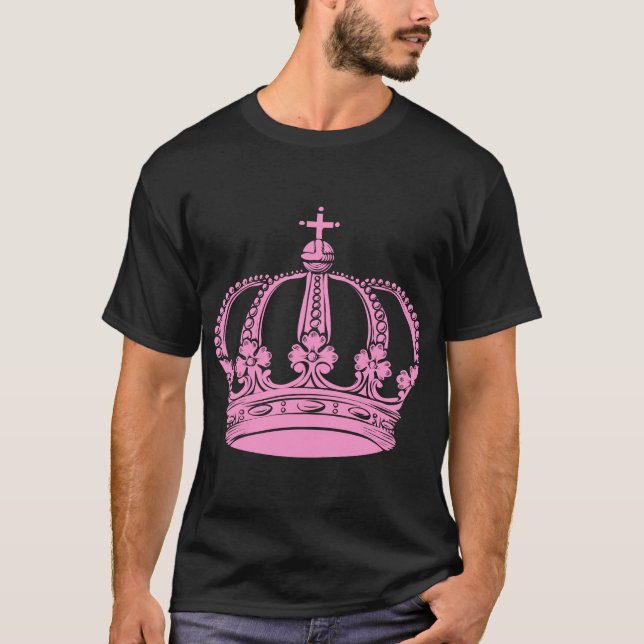 Camiseta Corona Real 02 - Rosa (Anverso)