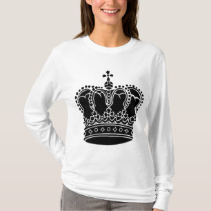 Camiseta Corona Real - Negro