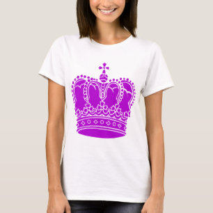 Camiseta Corona Real - Púrpura