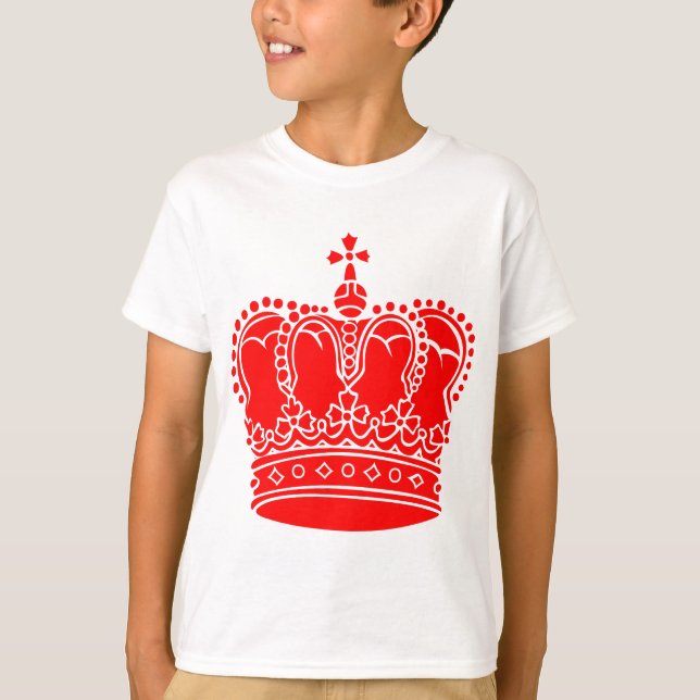 Camiseta Corona Real - Rojo (Anverso)