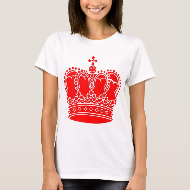 Camiseta Corona Real - Rojo (Anverso)