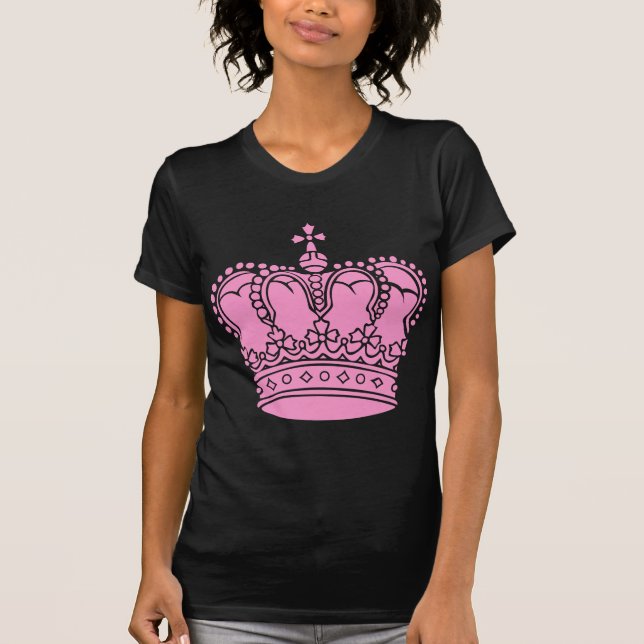 Camiseta Corona Real - Rosa (Anverso)