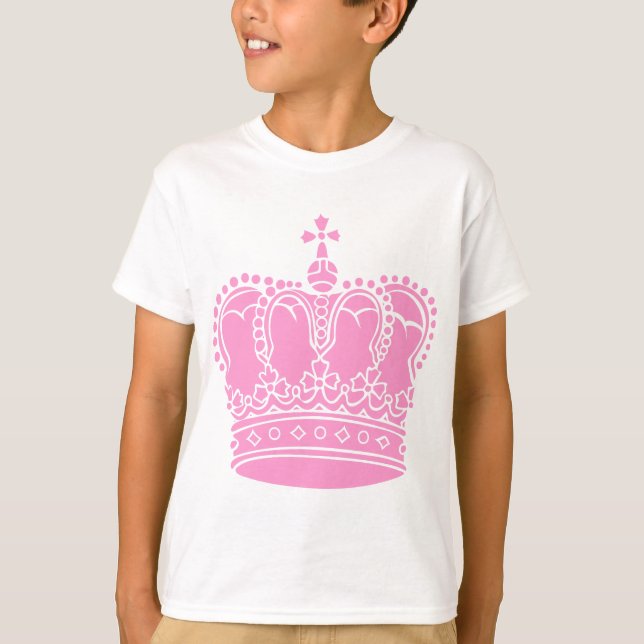 Camiseta Corona Real - Rosa (Anverso)