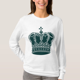 Camiseta Corona Real - Verde oscuro