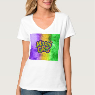 Camiseta Corona tema Mardi Gras festivo de SlipperyJoe rein
