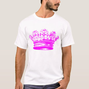 Camiseta Corona vintage - Magenta