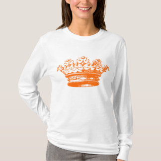 Camiseta Corona vintage - Naranja