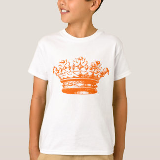 Camiseta Corona vintage - Naranja
