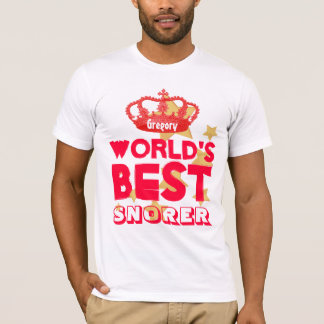 Camiseta Corona y estrellas rojas V23 del mejor SNORER del