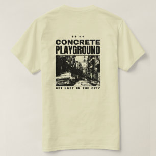 Camiseta Corona y hormigón: Calle urbana